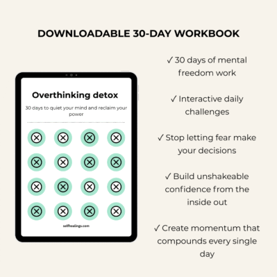 Overthinking detox (30 day workbook)