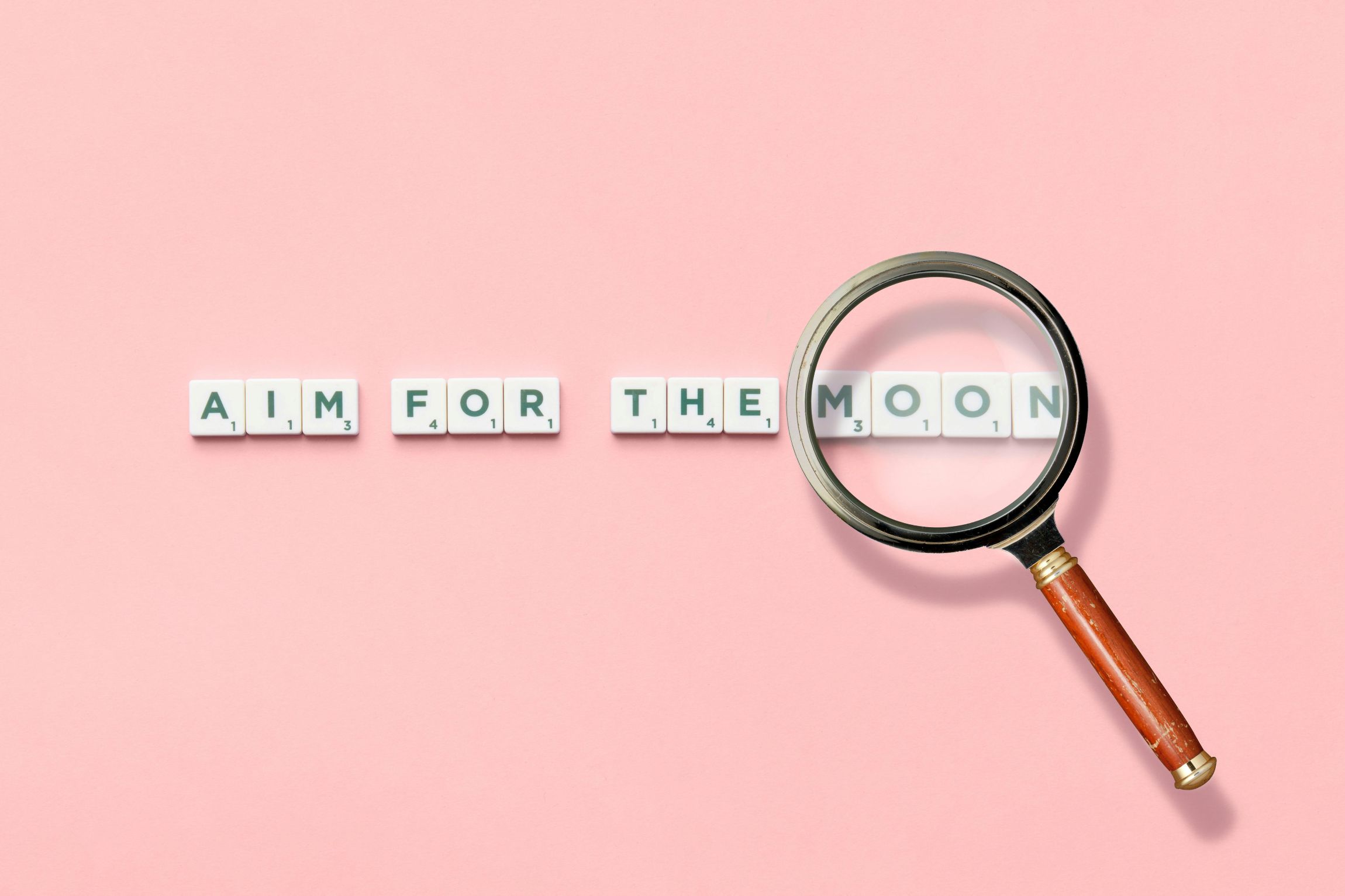 Aim for the moon - when you improve your confidence everything is possible