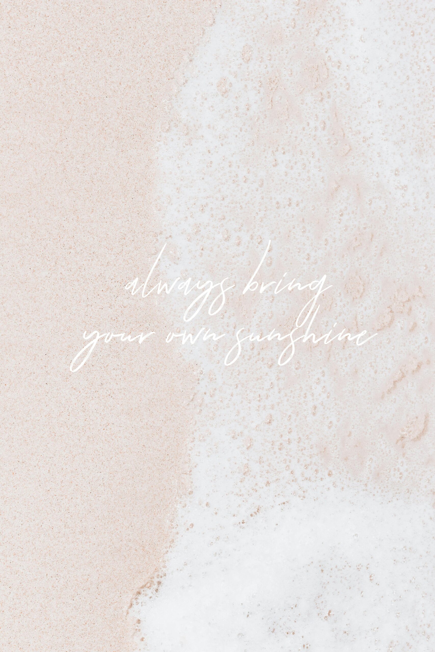 Always bring your own sunshine - how to save your day and what to do when your day is going bad