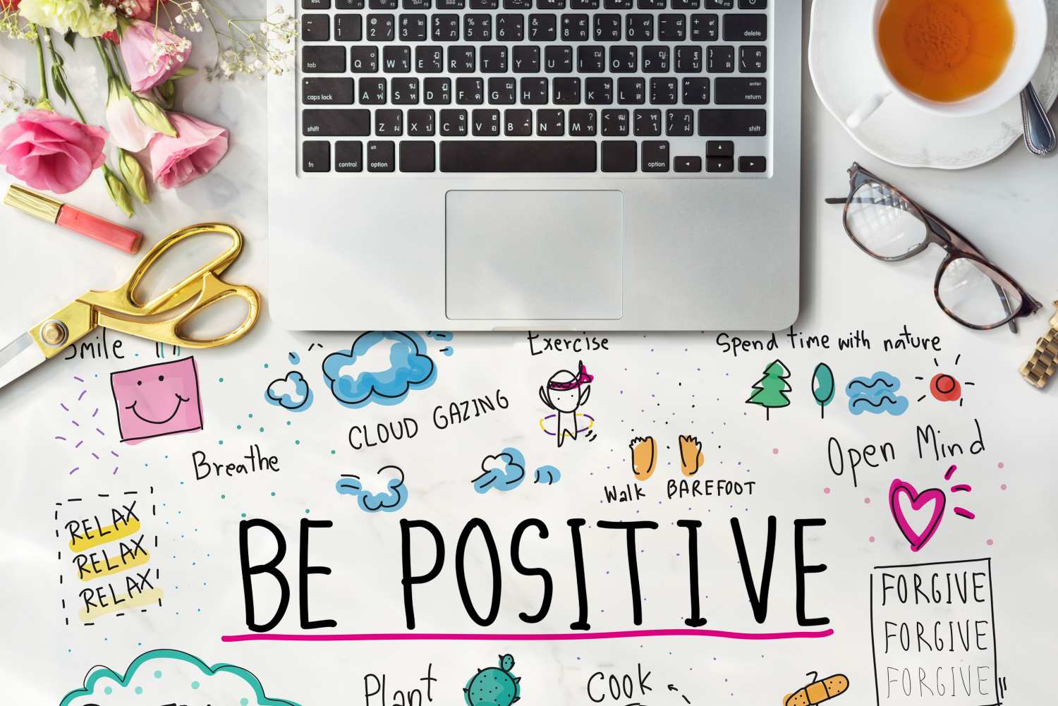 Power of positivity and positive thinking - guide on how to think positive