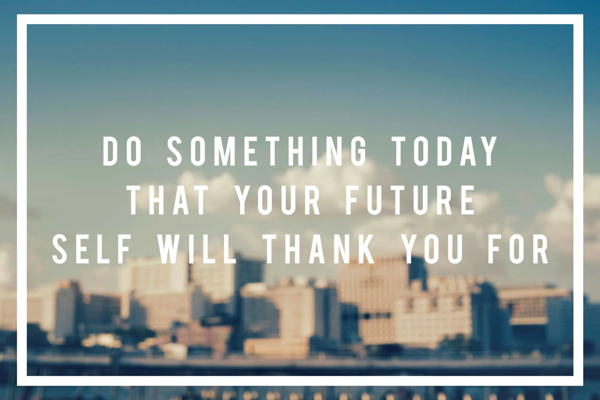 Stop overthinking and finally take action. Learn how to stop waiting to feel ready and overcome your fear of failure. Do something today that your future self will thank you for. 