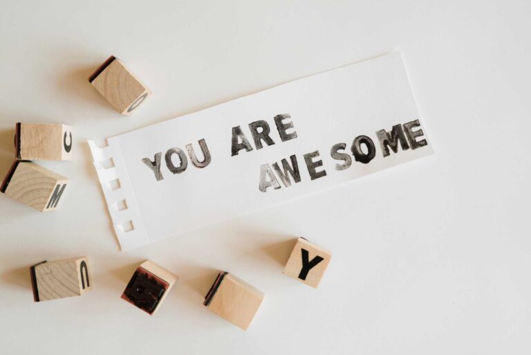 YOU ARE AWESOME. Self-esteem question and self-reflection questions to help you on your self-improvement journey. Use these questions for self esteem to feel better, build self-worth and confidence.